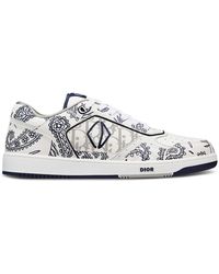 Dior - B27 Leather Sneakers - Lyst