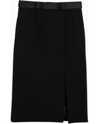 Dolce & Gabbana - Dolce&Gabbana Wool-Blend Midi Pencil Skirt - Lyst