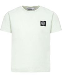 Stone Island - T-Shirt With Logo - Lyst