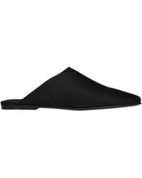 Loro Piana - Alba Satin Slippers And Clogs - Lyst