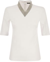 Fabiana Filippi - Camisa con escote de lujo - Lyst