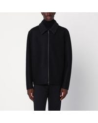 Harris Wharf London - Zip Up Wool Jacket - Lyst