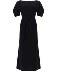 Lemaire - Boat Neck Midi Dress - Lyst