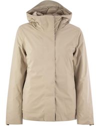 K-Way - Bonded Padded Hooded Jacket - Lyst