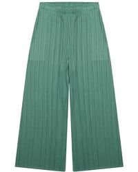 Pleats Please Issey Miyake - Palazzo Trousers - Lyst