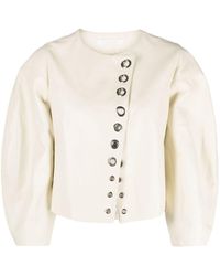 Chloé - Short Leather Jacket - Lyst