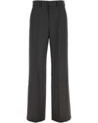 Valentino Garavani - Charcola Wool Pant - Lyst