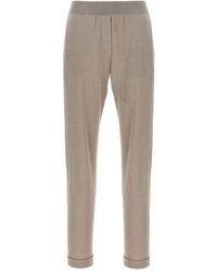Brunello Cucinelli - Wol En Zijden Broek - Lyst