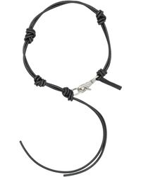 Our Legacy - Udon Ladon Leather Necklace - Lyst