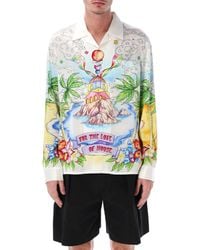 CASABLANCA - Better Days Silk Shirt - Lyst