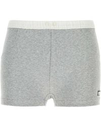 Entire studios - Stretch Cotton Shorts - Lyst