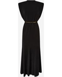 Pinko - Sleeveless Dress With Straps - Lyst