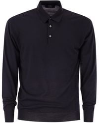 Fedeli - Virgin Wool Polo Shirt - Lyst