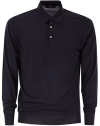 Fedeli - Virgin Wool Polo Shirt - Lyst