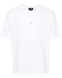 A.P.C. - T-Shirt Met Logoprint - Lyst