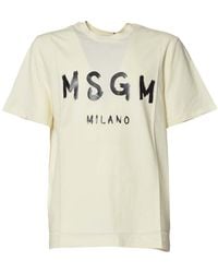 MSGM - T-shirts En Polo's - Lyst