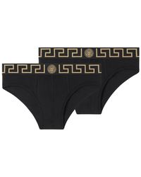 Versace - Bi Pack Katoen -briefs - Lyst
