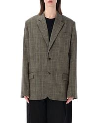 Soeur - Oversized Checkered Jacket - Lyst