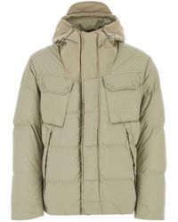 C.P. Company - Sand Nylon Grays Down Jacket - Lyst