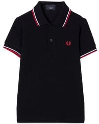 Fred Perry - Twin Tipped Shirt - Lyst