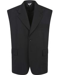 Comme des Garçons - Wool Sleeveless Jacket - Lyst