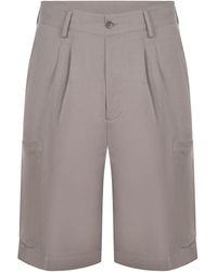 Costumein - Bermuda Shorts Made Of A Linen Blend - Lyst