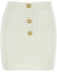 LeKasha - Crochet Mini Skirt - Lyst