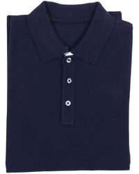 Fay - Polo Db Collar Piquet Str. Bicolor - Lyst