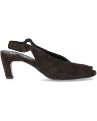 Elena Iachi - Dark Heeled Sandal - Lyst
