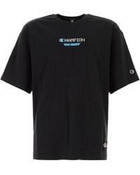Champion - Crewneck Logo T-Shirt - Lyst