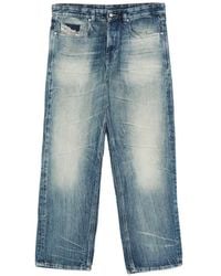 DIESEL - Denim With Logo Patch - Lyst
