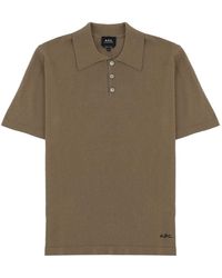 A.P.C. - Shirt Collar Polos - Lyst