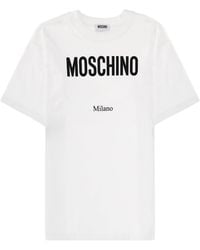 Moschino - Logo Crew Neck T-Shirt - Lyst