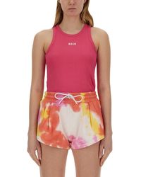 MSGM - Tops With Logo - Lyst