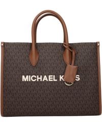 Michael Kors - Mirella Handbag Fabric/Acorn - Lyst