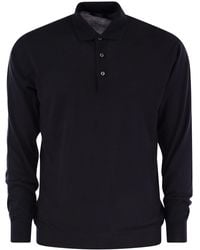 Fedeli - Virgin Wool Polo Shirt - Lyst