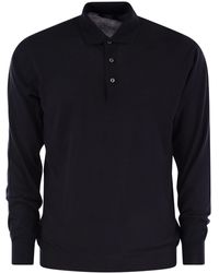 Fedeli - Virgin Wool Polo Shirt - Lyst