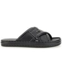 Fendi - Leather Sandals - Lyst