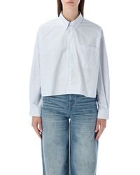 A.P.C. - T-shirts En Polo's Blauw - Lyst