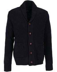 Barbour - Hartland Gebreid Vest - Lyst