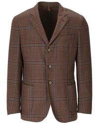 Santaniello - Tartan Single Breasted Jacket - Lyst
