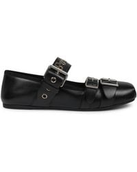 Dior - Ballet Flats Punk Leather - Lyst