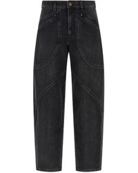 Isabel Marant - Catarina Jeans Nero-Donna - Lyst