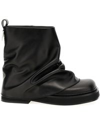 The Attico - Leather Ankle Boots Mini Robin - Lyst
