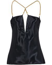 Ferragamo - Satijnen Top - Lyst