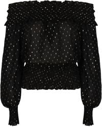 Self-Portrait - And Chiffon Top - Lyst