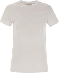 Max Mara - Giovane Besque T -shirt In Katoen - Lyst