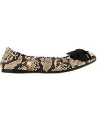 Prada - Multi Color Slip On Ballet Flats - Lyst