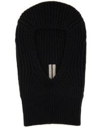 Rick Owens Porterville Cotton Knit Headband in Black for Men