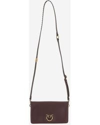 Pinko - Shoulder Bag Burgundy/Antique - Lyst